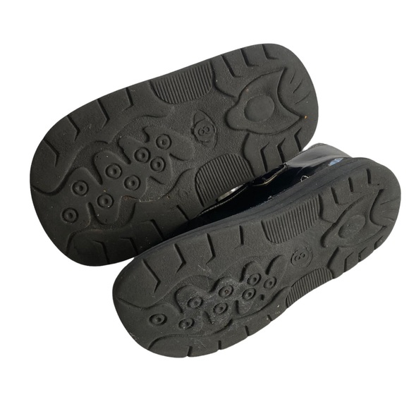 SCRIBBLES Mary Jane Toddler Girl Black Shoes Size 8 - Picture 4 of 8